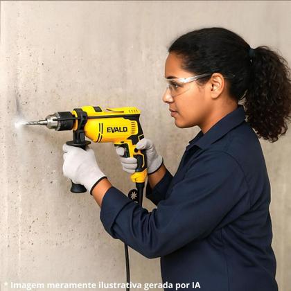 Imagem de Furadeira de Impacto 1/2 POL 13 mm 850W Profissional EFI-850 EVALD