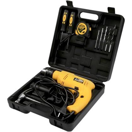 Imagem de Furadeira de Impacto 1/2 Pol. 720W 220v Velocidade Variável e Reversível com Maleta e Acessórios