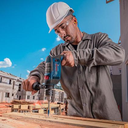 Imagem de Furadeira de Impacto 1/2 Pol 850W GSB16RE com Maleta Bosch