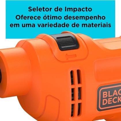 Imagem de Furadeira De Impacto 3/8 Black Decker (10mm) 450w 127V BED710450