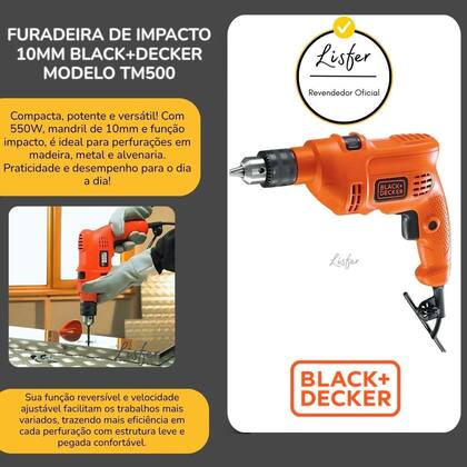 Imagem de Furadeira de Impacto 550W Black Decker - BLACK + DECKER