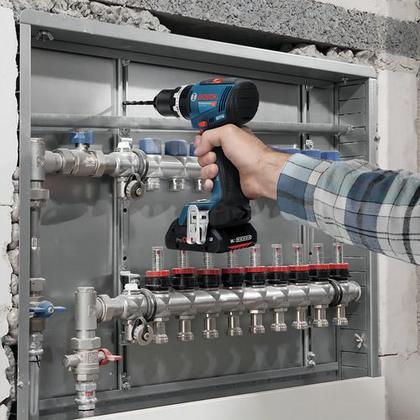Imagem de Furadeira De Impacto Gsb 18v-65 Bosch Parafusadeira Bivolt Azul 127/220v