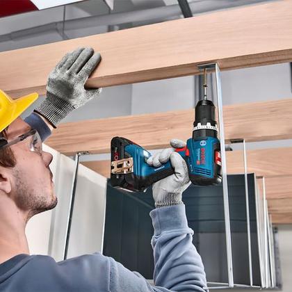 Imagem de Furadeira De Impacto Gsb 18v-65 Bosch Parafusadeira Bivolt Azul 127/220v