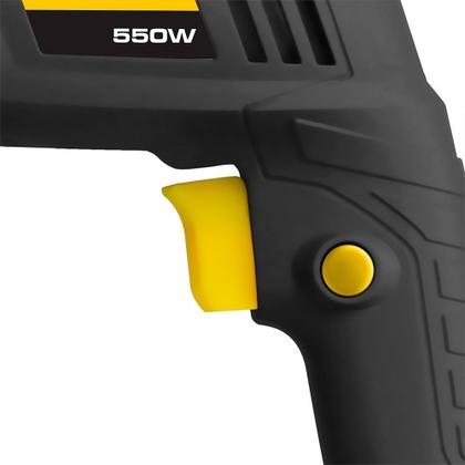 Imagem de Furadeira de Impacto Hammer GYFI1000 3/8 550 W 220V  Mandril 10 mm, 2.800 RPM, 45.000 IPM, Trava Contínua