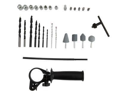 Imagem de Furadeira de Impacto Nell 650W Velocidade Variável e Reversível 1/2” com Maleta 27 Peças MB7130