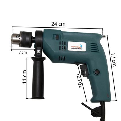 Imagem de Furadeira De Impacto Profissional 3/8 (10mm) 550w 110 220v