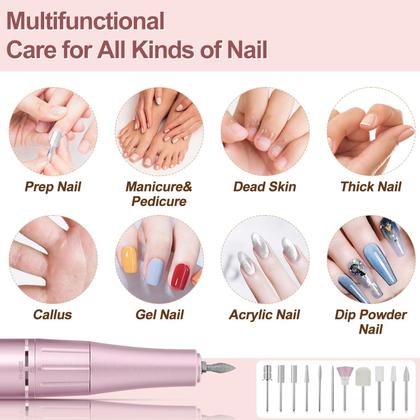 Imagem de Furadeira de pregos elétrica Meremit 35000RPM com display LCD de 11 bits