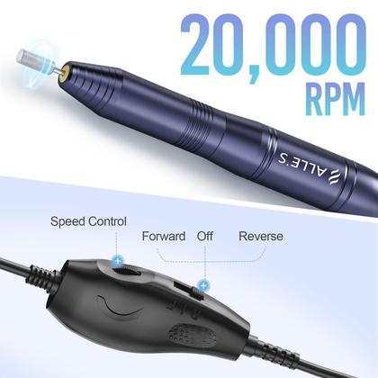 Imagem de Furadeira de pregos elétrica portátil ALLES 20000RPM com brocas de pregos