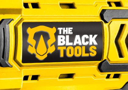 Imagem de Furadeira E Parafusadeira De Impacto 2 Baterias 2000mah 21v 3/8 Tb-21pkx The Black Tools Com Maleta E Acessorios