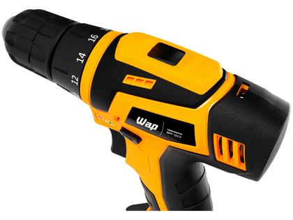 Imagem de Furadeira e Parafusadeira Wap a Bateria 12V com Maleta 13 Peças BPF 12K3