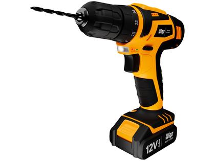 Imagem de Furadeira e Parafusadeira Wap a Bateria 12V com Maleta 13 Peças BPF 12K3