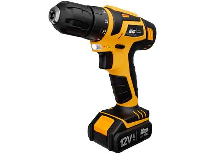 Imagem de Furadeira e Parafusadeira Wap a Bateria 12V com Maleta 13 Peças BPF 12K3