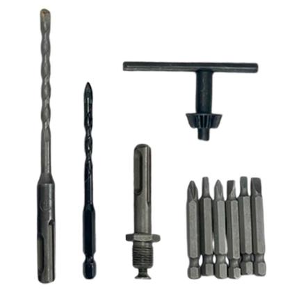 Imagem de Furadeira Elétrica de Impacto 3200 r/min 2 Baterias Bivolt Recarregável  Sistema de Embreagem