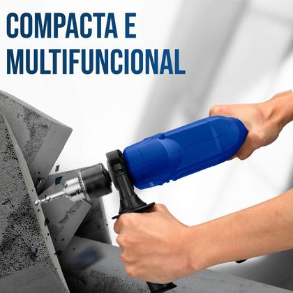 Imagem de Furadeira Elétrica De Impacto E Parafusadeira 750w C/ Maleta
