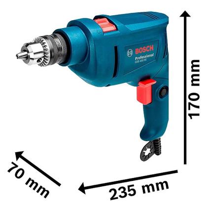Imagem de Furadeira Impacto 3/8 POL 450W GSB 450 RE com Estojo de Brocas 15 Peças BOSCH