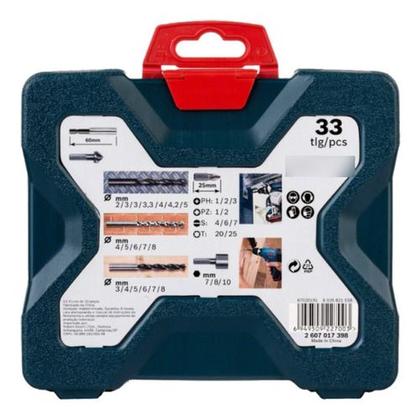 Imagem de Furadeira Impacto Bosch Gsb 13 Re 750w Kit 33 Peças 110v
