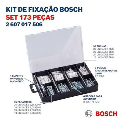 Imagem de Furadeira Impacto Bosch Gsb 450 Re Kit Fixação Brocas 220v