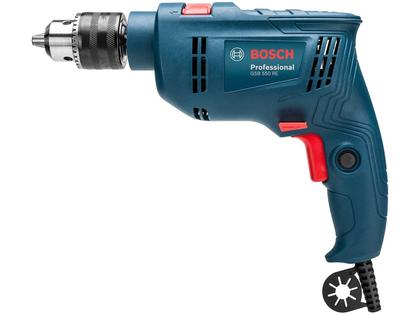 Imagem de Furadeira impacto gsb 550 re 550w 127v + 3 brocas