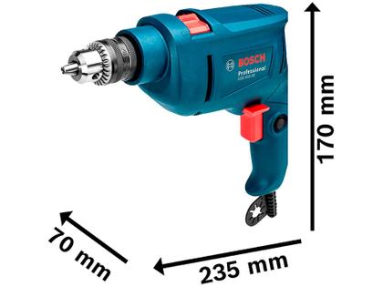 Imagem de Furadeira Industrial de Impacto 3/8 POL com Reversão 450W GSB 450 RE BOSCH