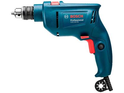Imagem de Furadeira Industrial de Impacto 3/8 POL com Reversão 450W GSB 450 RE BOSCH