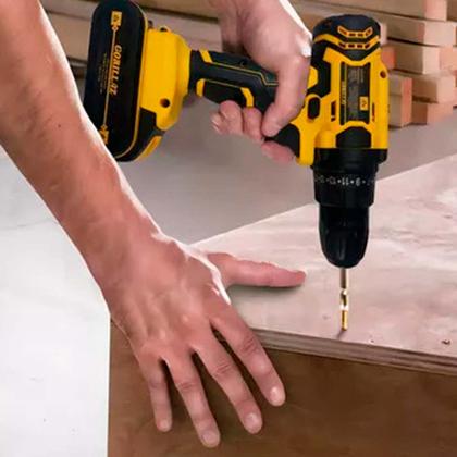 HAPPY− GHD GN607A Furadeira Parafusadeira Bateria 18v Sem Fio - Gorillaz