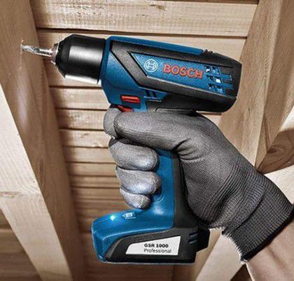 Imagem de Furadeira Parafusadeira Com 32 Bits 12V GSR 1000 SMART   Extensor e Maleta - BOSCH