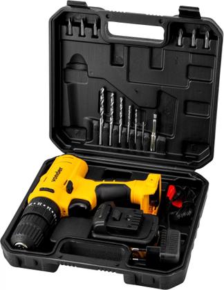 Imagem de Furadeira Parafusadeira com Impacto à bateria PFV120I Bivolt 3/8" Vonder