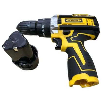 Imagem de Furadeira Parafusadeira de Impacto 3/8 12V BOM-9960 1 Bateria 1.3Ah Carregador Bivolt - BOMVINK