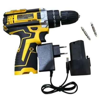 Imagem de Furadeira Parafusadeira de Impacto 3/8 12V BOM-9960 1 Bateria 1.3Ah Carregador Bivolt - BOMVINK