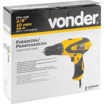 Imagem de Furadeira/Parafusadeira  Elétrica  127 V Ou 220 V - Vonder