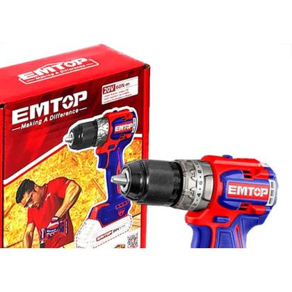 Imagem de Furadeira/Parafusadeira Emtop 20V 66N S/Bat