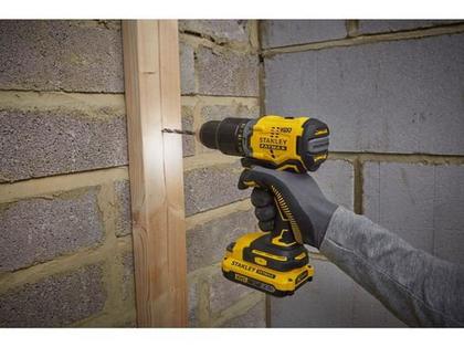 Imagem de Furadeira Parafusadeira Impacto 1/2" 220v Max Ion Brushless Stanley SBD715C2K-BR