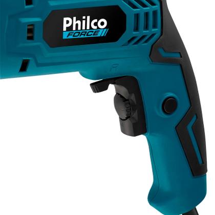 Imagem de Furadeira Philco Force Pfu01 650w 5 Velocidades Cor Azul 220v