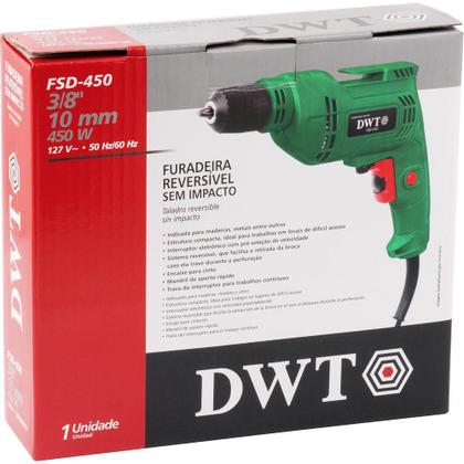 Imagem de Furadeira sem Impacto 3/8'' 450 W Fsd 450 BM450 220V DWT
