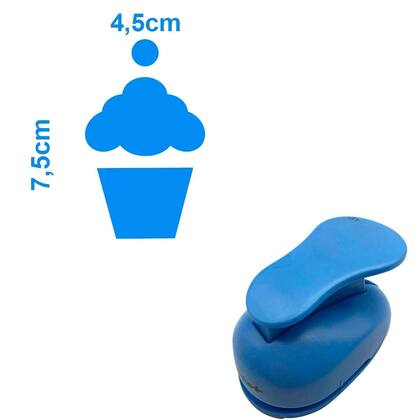 Imagem de Furador Make+ - Max Cupcake (Papel e EVA)