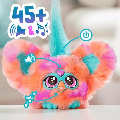 Furby Furblets Ree-Mix Laranja Com Música Hip Hop Hasbro - Pelúcia