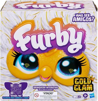 Imagem de Furby Gold Glam Pelúcia Interativo Hasbro G1938