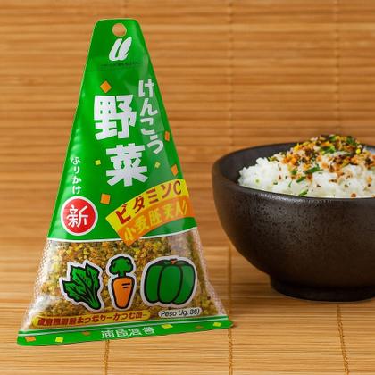 Imagem de Furikake Triangulo Kenko Yasai Legumes e Verduras 36g Urashima