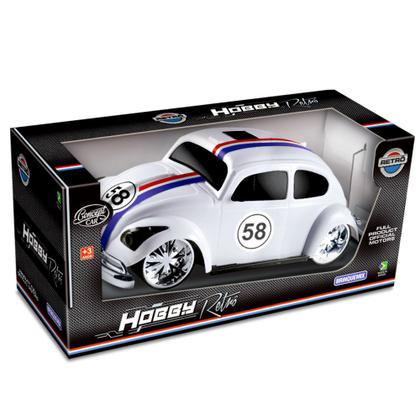 Imagem de Fusca de Brinquedo Corrida Herbi Carrinho Esportivo Infantil