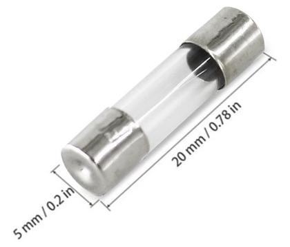 Imagem de Fusível Fusíveis De Vidro 5x20 250v Kit Com 100 Pçs Variados