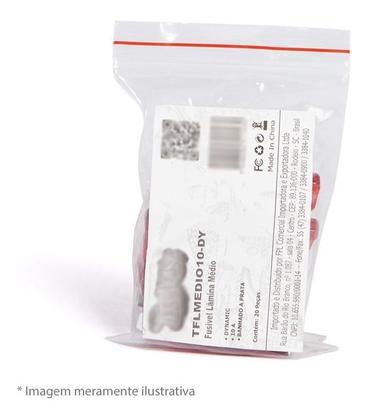 Imagem de Fusível Lâmina Médio 10A - Pacote Com 20 Peças