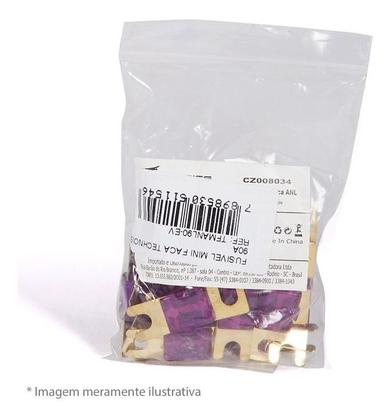 Imagem de Fusível Mini Faca Technoise Mini ANL 90A - Pacote Com 20 Peças