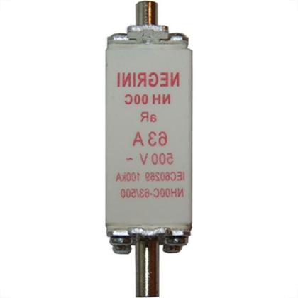 Imagem de Fusivel Nh Negrini Ultra Rapido 00/ 63A Nh-00C-63/500Ur