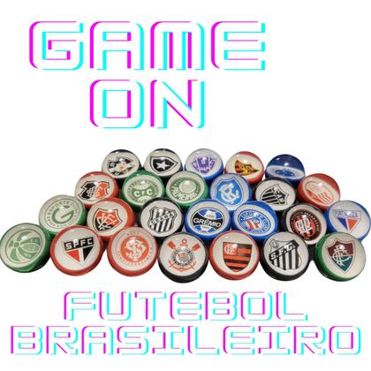 Imagem de FUTEBOL BRASILEIRO Bolinha Pula Pula 27 mm Melhor COLEÇÃO 25 times sem repetição