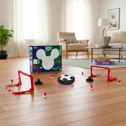 Imagem de Futebol de Mesa Hover Ball Portatil Flutuante Com Luzes Gol a Gol