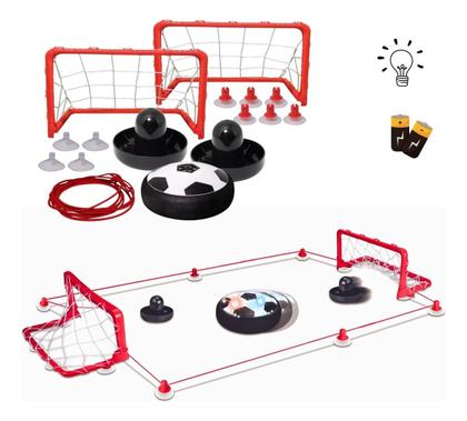 Imagem de Futebol de Mesa Hover Ball Portatil Flutuante Com Luzes Gol a Gol