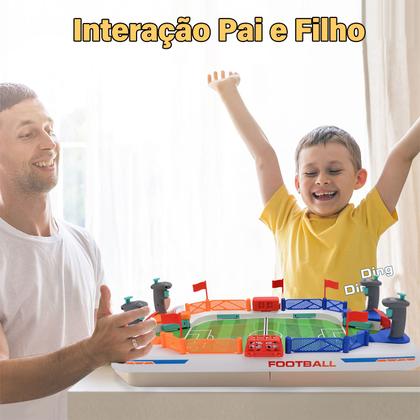 Imagem de Futebol De Mesa Pinball Pebolim Fliperama Brinquedo Infantil Adulto