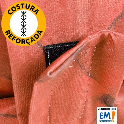 Imagem de Futon Dobrável de Espuma Solteiro Laranja - Emcompre