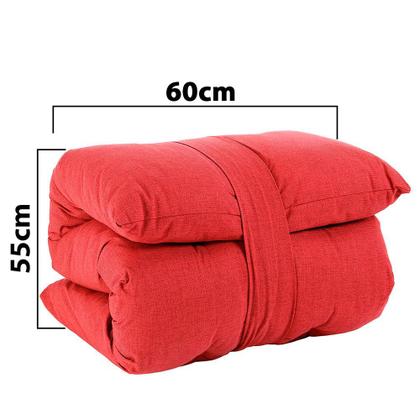 Imagem de Futon Dobrável de Espuma Solteiro Vermelho - Emcompre