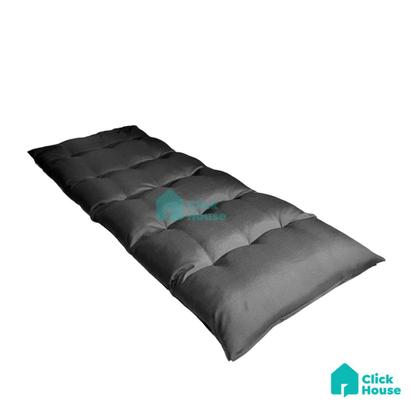 Imagem de Futon Retangular Espreguiçadeira Banco Pallet Colchonete Dobrável Solteiro 60x170 cm